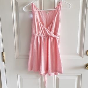 J CREW V Neck With Tie Belt Sleeveless Pin…